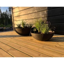Clearance Ecopots Kukkaruukku Vienna, eri kokoja ja värejä