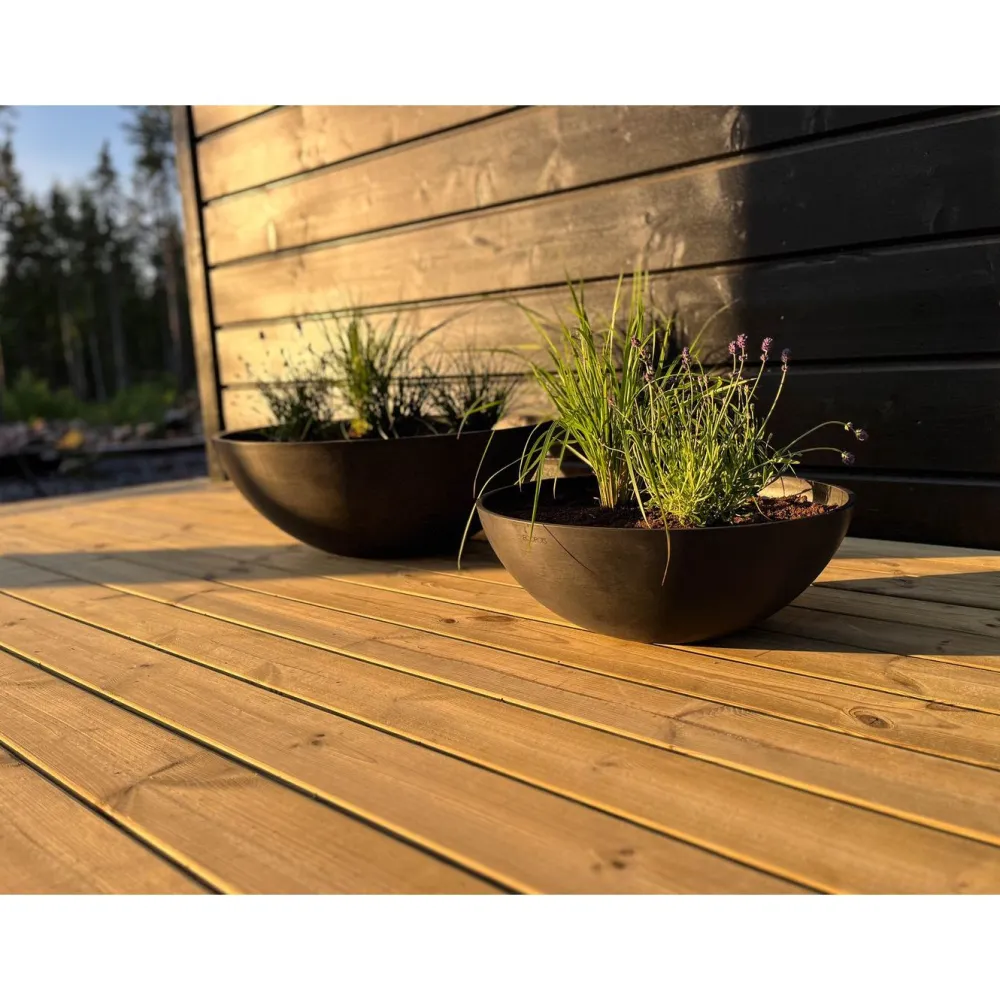 Clearance Ecopots Kukkaruukku Vienna, eri kokoja ja värejä
