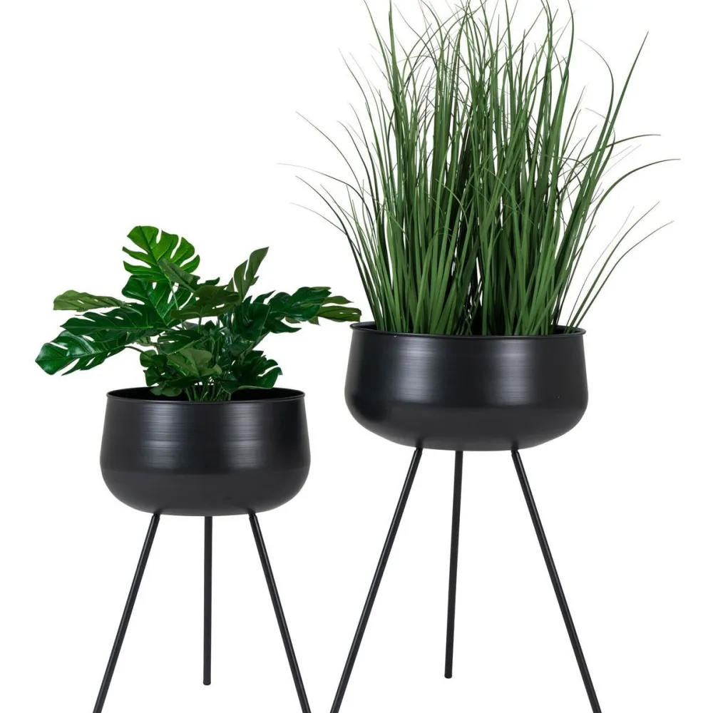 Clearance House Nordic Kukkaruukku Ardola, 2kpl, musta teräs