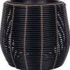 Sale Home4you Kukkaruukunsuoja WICKER Ø45xK40 cm, harmaa