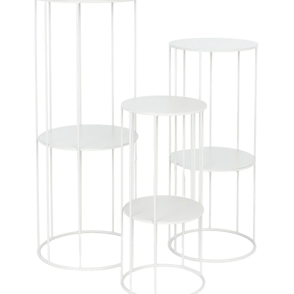 Best Home4you Kukkateline DEIA STAND M Ø24,5xK57 cm, lämpimänharmaa