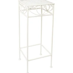 Sale Home4you Kukkateline SANDY 23x23xK60 cm, antiikinvalkoinen