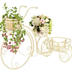 Best FinePRICE Kukkateline polkupyörän muotoinen vintagetyylinen metalli