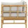 Online Venture Home Kulmamoduuli Cane -sohvaan, luonnollinen bambu/vaaleanharmaa
