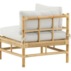 Online Venture Home Kulmamoduuli Cane -sohvaan, luonnollinen bambu/vaaleanharmaa