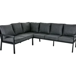Outlet Brafab Kulmasohva terassille Rana, 6-istuttava, harmaa/musta