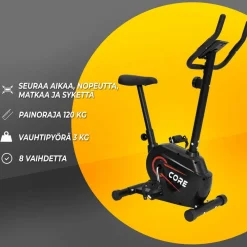 Clearance Core Kuntopyörä 3 kg magneettivastuksella