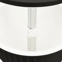 Online FinePRICE Kylmäpöytä 3-in-1 musta polypropeeni (64157)