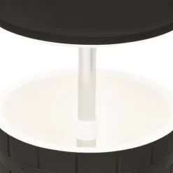 New FinePRICE Kylmäpöytä 3-in-1 musta polypropeeni (64159)