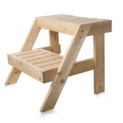 PW-Spa Kylpytynnyrin rappuset puuvalmis 55 cm