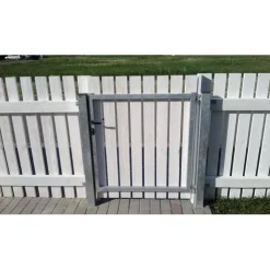 Clearance AB Polar Käyntiportin runko , korkeus 95cm, leveys 100cm, Locinox lukko, harmaa