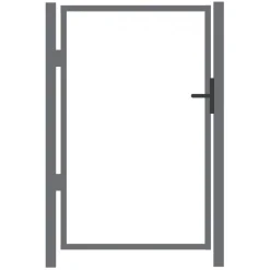 Outlet AB Polar Käyntiportin sinkitty runko korkeus 150 cm leveys 100 cm