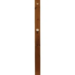 New Piippo Köysitolppa 70x70x1000mm, ruskea, kahdella reiällä