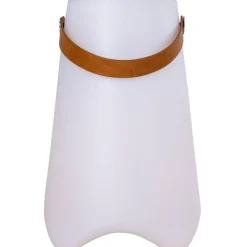 New House Nordic Ladattava lattiavalaisin/viinicooler Bristol, ø25cm, sisä- ja ulkokäyttöön, valkoinen/ruskea