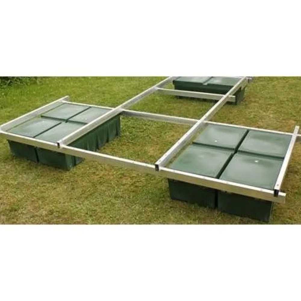 Clearance Kosken Metalli Laiturin runko Kikka T-malli 3,6 m