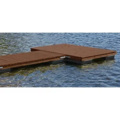 Best Inora Laituriponttoni Nassikka 35x35x120 cm harmaa