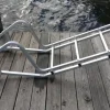 New Kosken Metalli Laituritikkaat 4 askelmaa 105 cm anodisoitu alumiini
