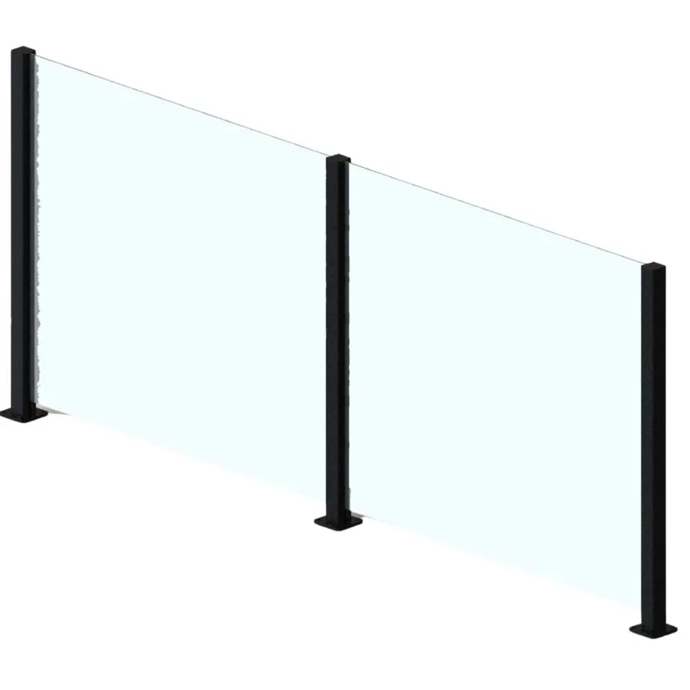 Best Green Land Lasielementti Patio 100x100 cm eri värejä