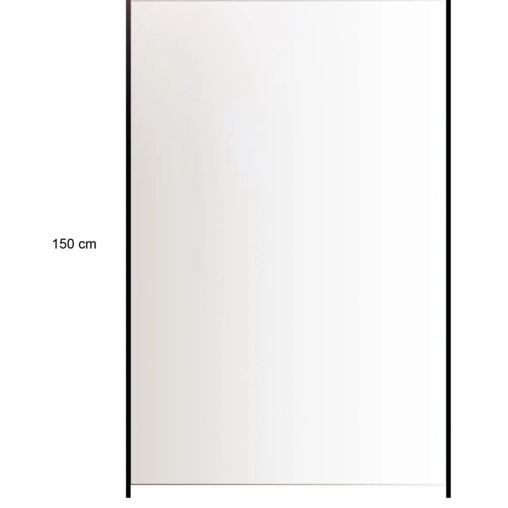 New Hortus Lasikaidepaneeli alumiinitolpille 150x100cm kirkas lasi