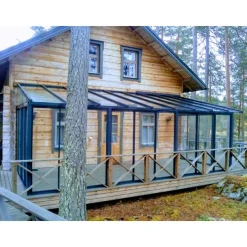 Clearance Maakunnan Lasi Lasiterassi 6x3 6000x3000 mm eri värejä