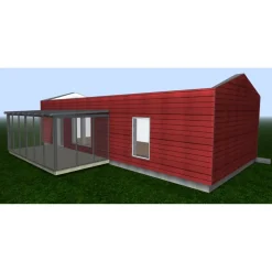 Clearance Maakunnan Lasi Lasiterassi 6x3 6000x3000 mm eri värejä