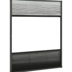 Sale FinePRICE Laskostettu hyönteisverkko ikkunaan alumiini 60x80 cm kaihdin