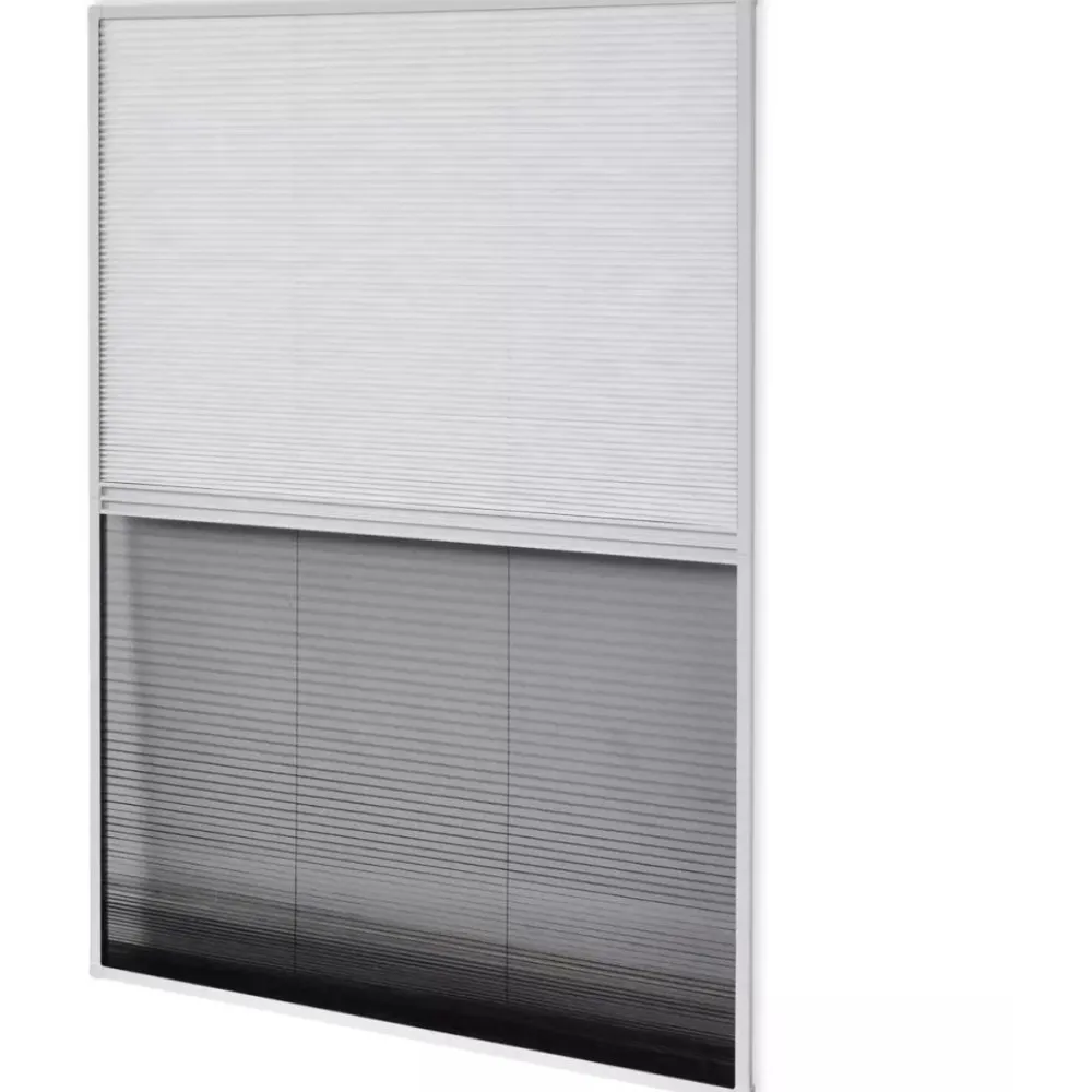 Online FinePRICE Laskostettu hyönteisverkko ikkunaan 60x80 cm alumiini