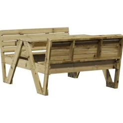 Outlet FinePRICE Lasten piknikpöytä 88x122x58 cm, eri materiaaleja ja värejä (33989)
