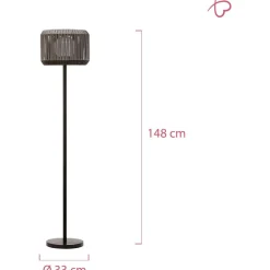 Discount Paulmann Lattiavalaisin aurinkokennolla Pauleen Solar Elegance, IP44, 3000K, musta/harmaa