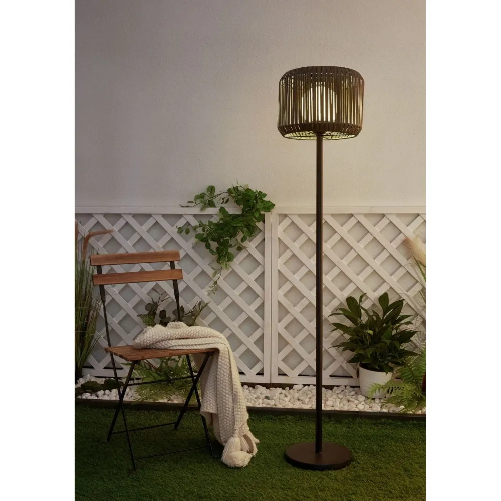Discount Paulmann Lattiavalaisin aurinkokennolla Pauleen Solar Elegance, IP44, 3000K, musta/harmaa