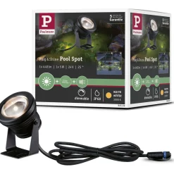 Outlet Paulmann LED-allasvalaisin Plug & Shine, IP68, 3000K, 5W, musta
