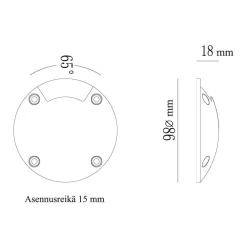 Sale FTLight LED-laiturivalaisin Marina I 1,5W 24V 4000K IP67 rst