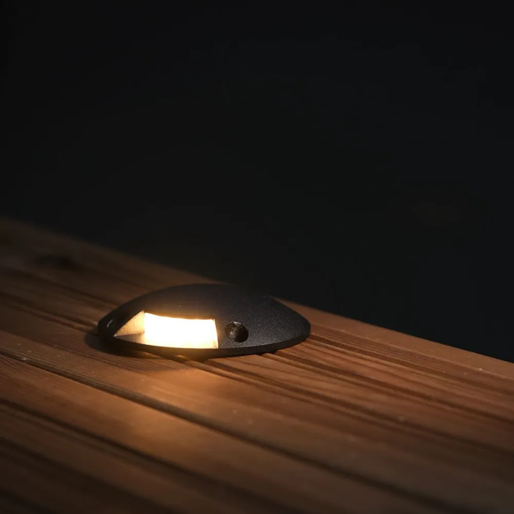 FTLight LED-laiturivalaisin Marina I 1,5W 24V 4000K IP67 musta alumiini