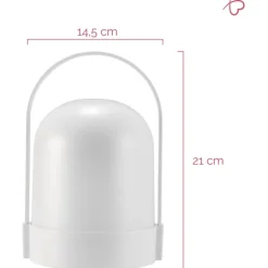 Best Paulmann LED-lyhty Pauleen Mobile Shine, 2700K, valkoinen