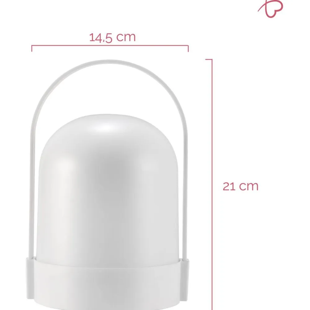 Best Paulmann LED-lyhty Pauleen Mobile Shine, 2700K, valkoinen