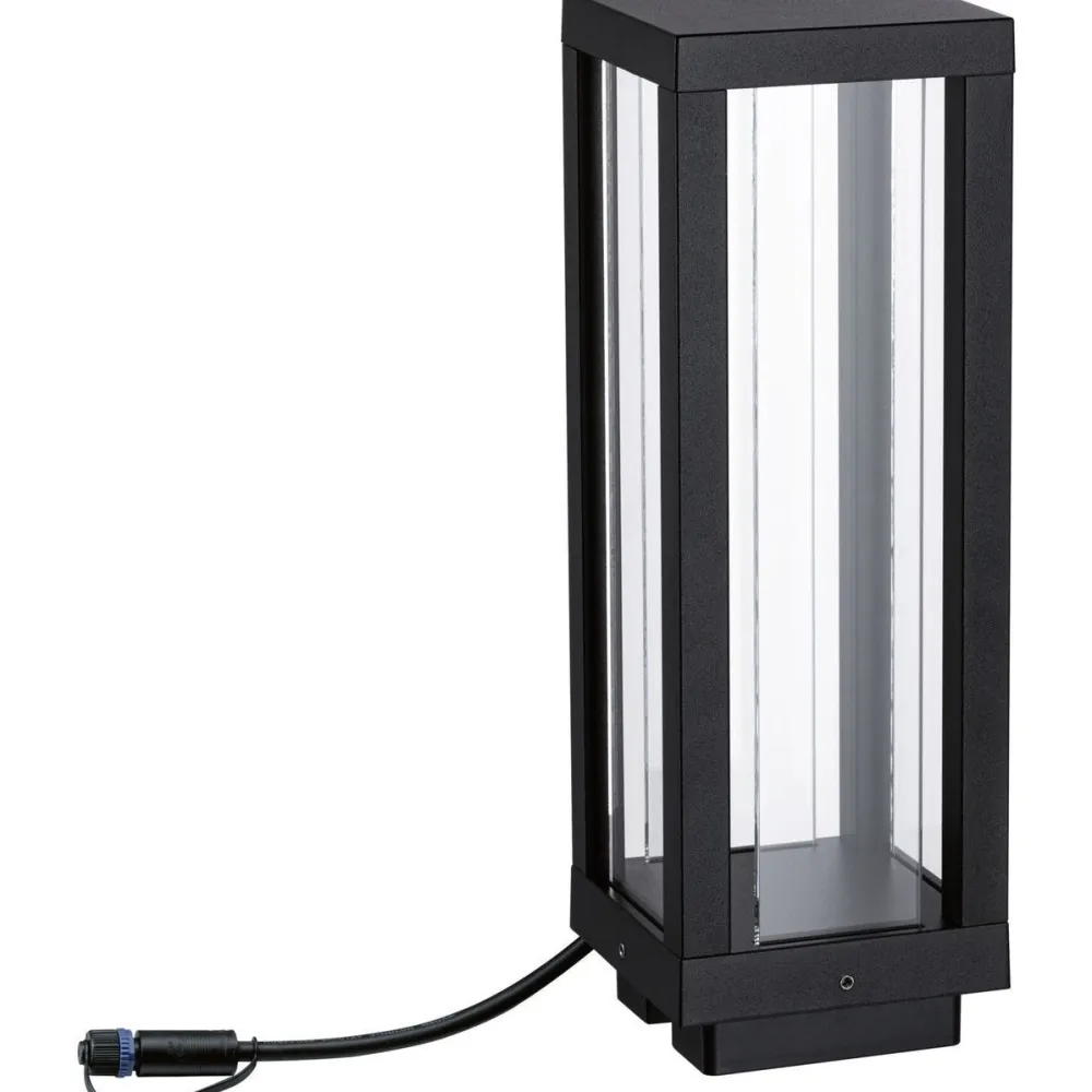 Discount Paulmann LED-lyhty Plug & Shine Classic, 30cm, Smart Home Zigbee 3.0, IP44, RGBW, antrasiitti
