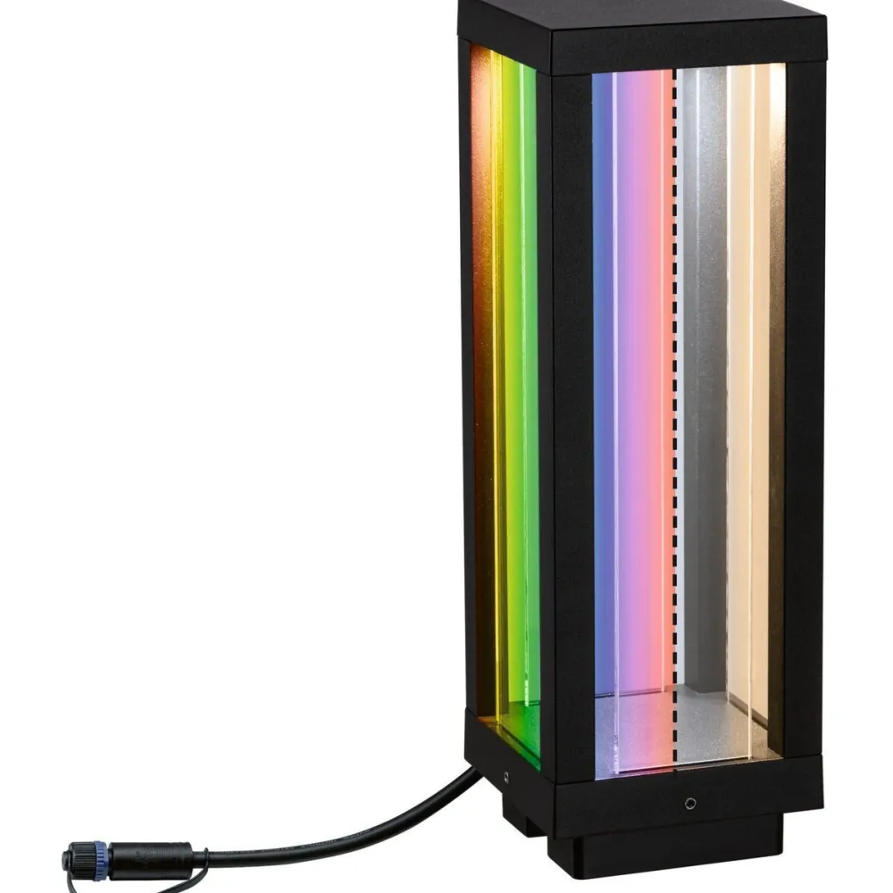 Discount Paulmann LED-lyhty Plug & Shine Classic, 30cm, Smart Home Zigbee 3.0, IP44, RGBW, antrasiitti