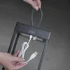 Online Konstsmide LED-lyhtyvalaisin Ravello 50cm ladattava musta