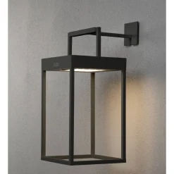 Best Konstsmide LED-lyhtyvalaisin Portofino aurinkopaneelilla musta