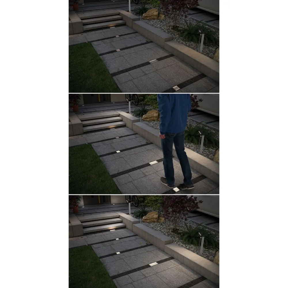 Sale Paulmann LED-maavalaisin aurinkokennolla Aron, IP67, 3000K, liiketunnistin, valkoinen
