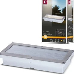 Sale Paulmann LED-maavalaisin aurinkokennolla Aron, IP67, 3000K, liiketunnistin, valkoinen