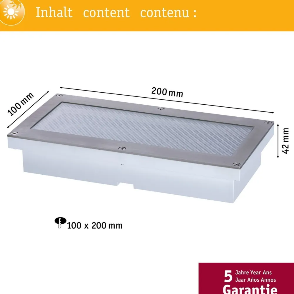 Sale Paulmann LED-maavalaisin aurinkokennolla Aron, IP67, 3000K, liiketunnistin, valkoinen
