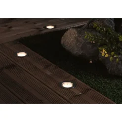 Best Paulmann LED-Maavalaisin Plug & Shine 2W Ø70mm upotettava