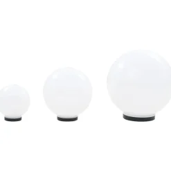 Hot FinePRICE Led-pallovalaisimet 3 kpl 20/30/40 cm akryyli