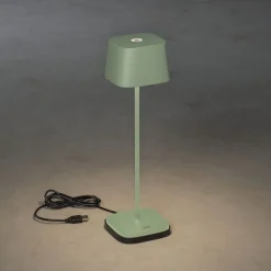 Hot Konstsmide LED-pöytävalaisin Lounge Capri 7814-960, ladattava, terrakotta
