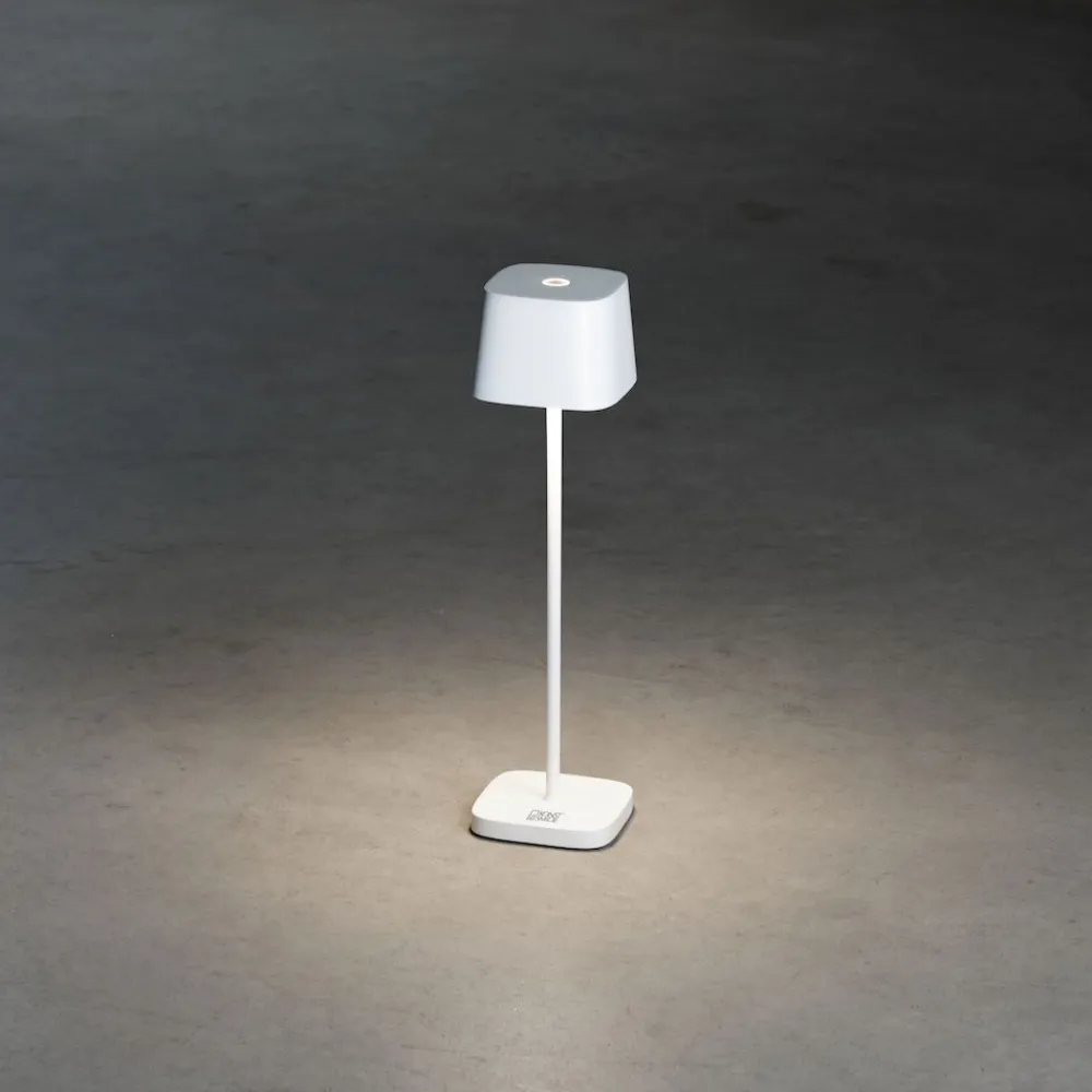 Konstsmide LED-pöytävalaisin Lounge Capri Mini, ladattava, eri värejä