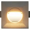Discount FinePRICE LED-seinävalaisimet ulkokäyttöön, 6 kpl, 5 W, hopea, neliö