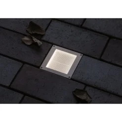 Sale Paulmann LED-terassivalaisin liiketunnistimella Brick, IP67, 10x10cm, 3000K, alumiini