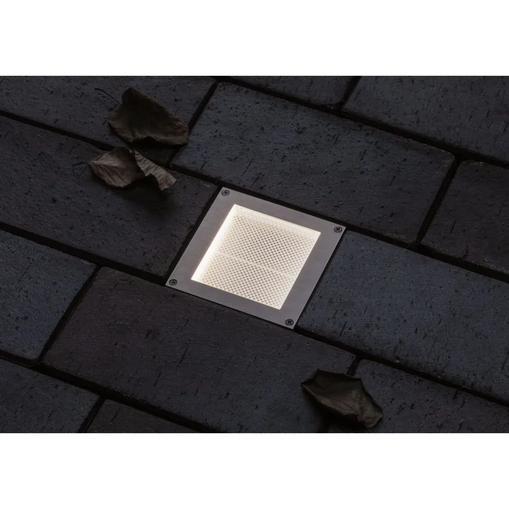 Sale Paulmann LED-terassivalaisin liiketunnistimella Brick, IP67, 10x10cm, 3000K, alumiini