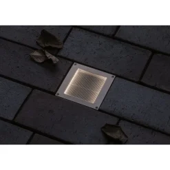 Sale Paulmann LED-terassivalaisin liiketunnistimella Brick, IP67, 10x10cm, 3000K, alumiini